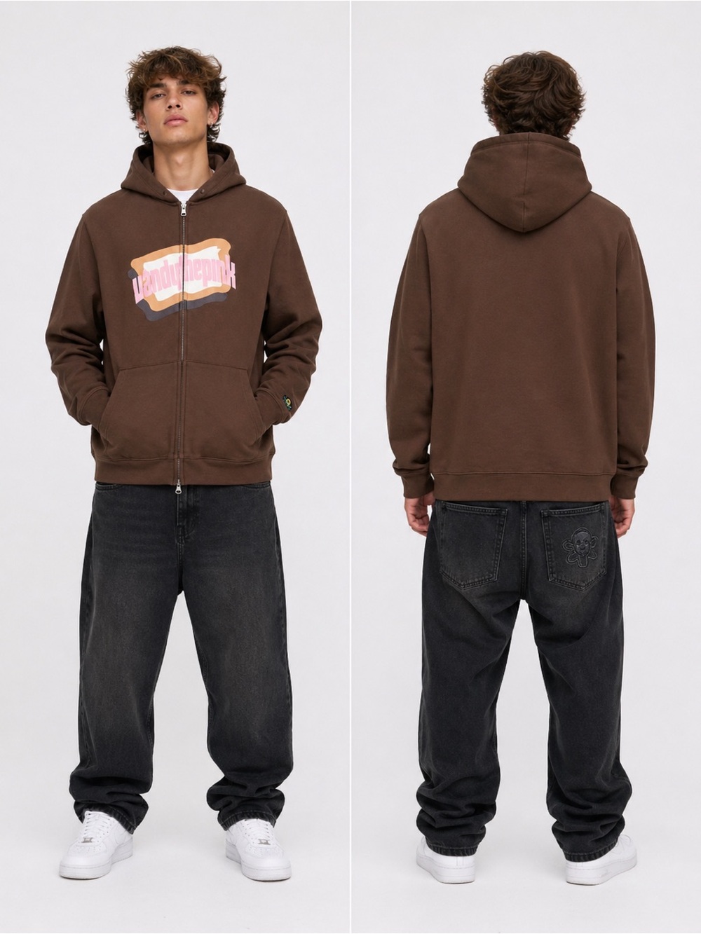 Icecream x Billionaire Boys Club x Vandy the Pink full zip hoodie size M